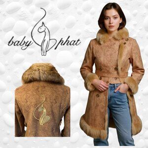 “Y2K Baby Phat Faux Fur Coat,” “Kimora Lee Simmons GIRLZ” “Collector’s Item!  M